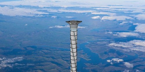  Tháp Thothx có chiều cao 20km so với mặt đất. Ảnh: THOTHX