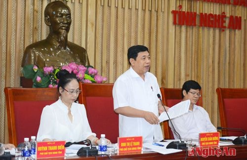 Đồng chí Nguyễn Xuân Đường phát biểu kết luận.