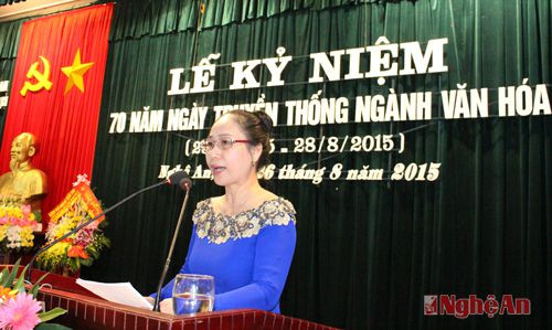 Đống chí Đinh Thị Lệ Thanh 