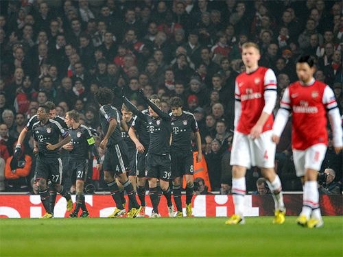 Bayern loại Arsenal trong cả hai lần gặp nhau gần nhất.