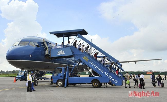 Cảng hành không Sân bay quốc tế Vinh một trong những cảnh có lượng khách tăng trưởng nhất