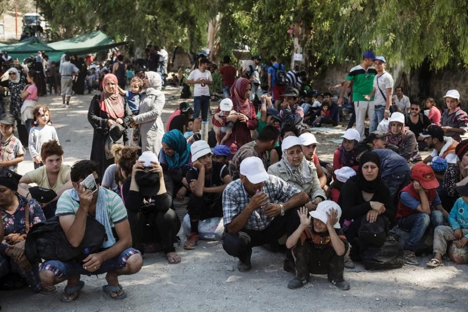 Hơn 40% số người hiện đang tìm kiếm tị nạn tại châu Âu đến từ Syria. Ảnh: AFP.