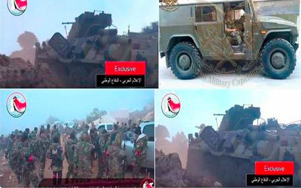 Các bức ảnh lan truyền trên mạng xã hội cho rằng quân đội Nga đã hiện diện tại Syria để 