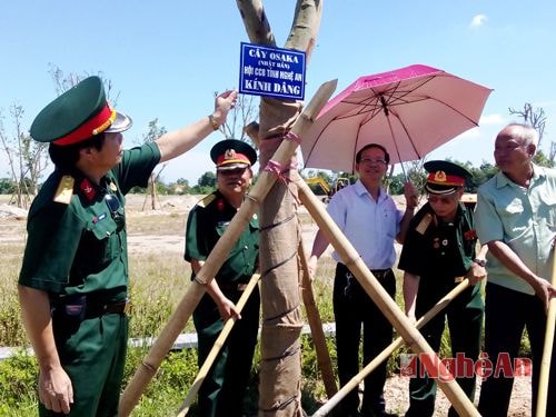 Hội CCB tỉnh gắn biển lưu niệm 