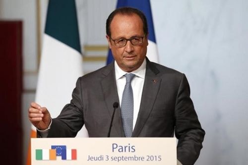 Tổng thống Pháp Francois Hollande  Nguồn: AP 