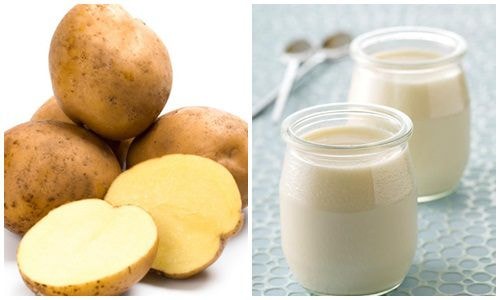 Cách trị thâm nách bằng khoai tây và sữa tươi 