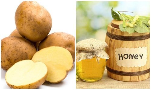 Cách trị thâm nách kết hợp khoai tây và mật ong rất hiệu quả