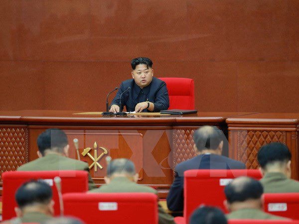 Nhà lãnh đạo Triều Tiên Kim Jong-un. Ảnh: Yonhap/TTXVN