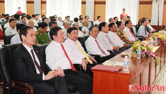 Các đại biểu dự lễ kỷ niệm