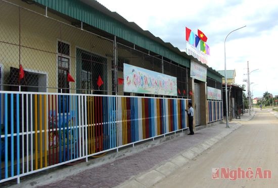 Nhà trẻ Tuổi thần tiên của gia đình bà Nguyễn Thị Tâm ở phường Hà Huy Tập (TP. Vinh).