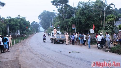 Hiện trường vụ tai nạn