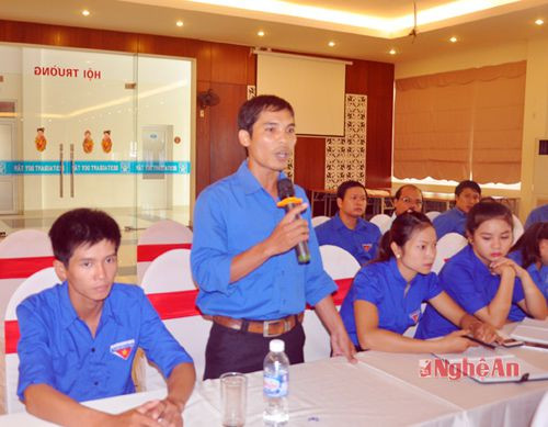 Bí thư đoàn xã Bồng Khê huyện Con Cuông kiến nghị