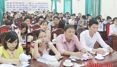 Các học viên tham gia lớp học