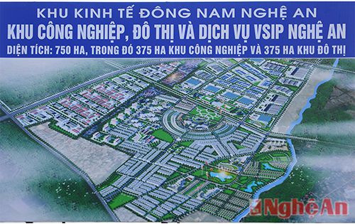 Quy hoạch dự án VSIP Nghệ An, thuộc quy hoạch KKT Đông Nam. Giai đoạn 1 với diện tích 198 ha đất công nghiệp và 81 ha đất thương mại và nhà ở. Tổng vốn đầu tư giai đoạn 1 khoảng 15,2 triệu USD.