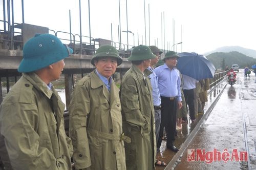 Đoàn kiểm tra công tác vận hành Bara Nghi Quang - Nghi Lộc