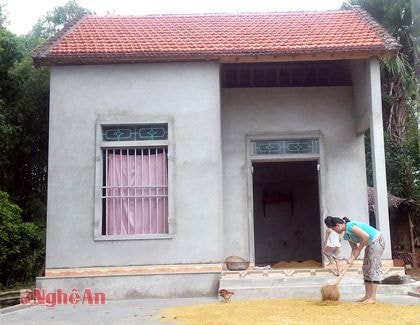 “Mái ấm tình thương” của chị Vi Thị Luân.