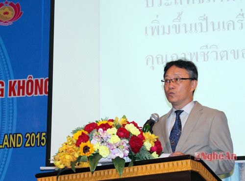 Đồng chí Nguyễn Ngọc Sơn - Tổng Lãnh sự quán Việt Nam tại Khon Kaen cam kết tạo mọi điều kiện để thúc đẩy tuyến du lịch này