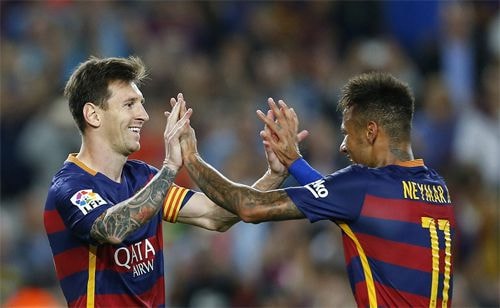 Barca chưa để rơi điểm nào trong bốn vòng đầu Liga. Ảnh: Reuters