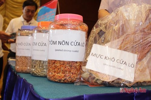 Vẫn là những sản phẩm đặc trưng của vùng biển Nghệ An