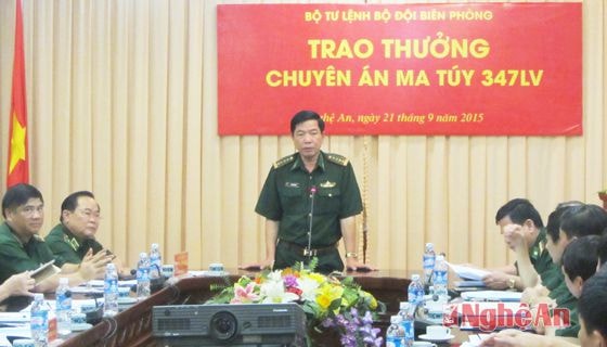 Đại tá Đinh Ngọc Văn, Chỉ huy trưởng Bộ chỉ huy Bộ đội biên phòng tỉnh - Trưởng ban chỉ đạo Chuyên án 347LV tóm tắt việc đánh án.