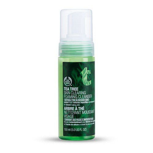 Sữa rửa mặt tinh chất tràm trà The Body Shop - Tea Tree Skin Clearing Foaming Cleanser: 469.000VND/150ml