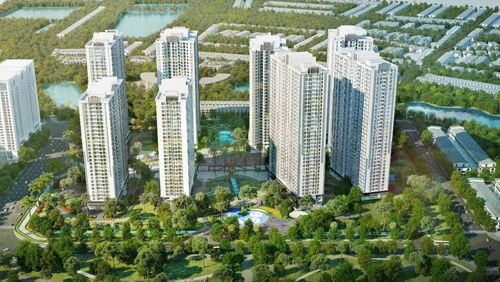 Vinhomes Times City – Park Hill với trên 70% diện tích dành cho cảnh quan.