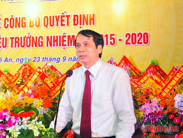 Thứ trưởng Phạm Mạnh Hùng phát biểu tại buổi lễ