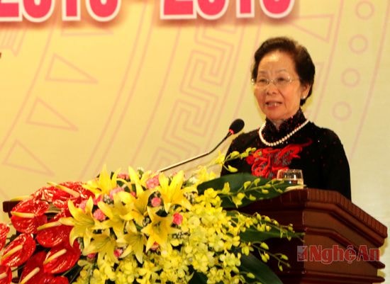 Đồng chí Nguyễn Thị Doan