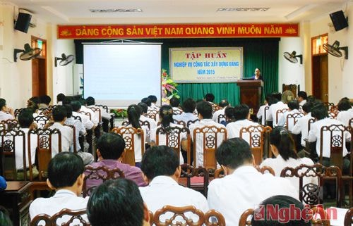 Toàn cảnh buổi tập huấn