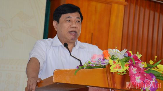 Đồng chí Nguyễn Xuân Đường phát biểu chỉ đạo hội nghị.