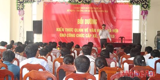 Toàn cảnh lớp tập huấn.