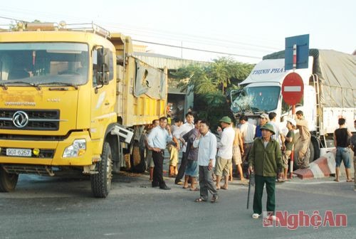 Hiện trường vụ tai nạn