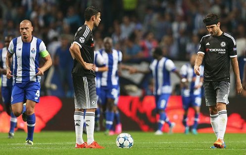Đội chủ nhà Porto thi đấu sáng nét hơn Chelsea. Ảnh: Reuters.