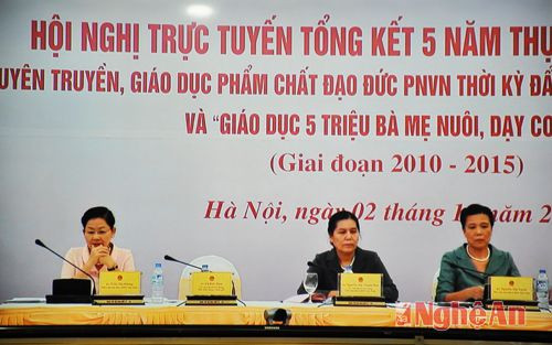  Bà Nguyễn Thị Thanh Hòa - Ủy viên BCH TƯ Đảng - Chủ tịch Hội LHPN Việt Nam