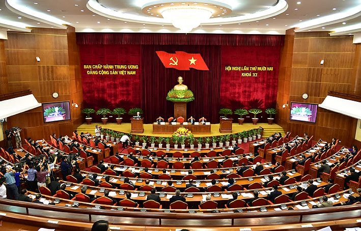 Tổng Bí thư Nguyễn Phú Trọng phát biểu khai mạc Hội nghị.