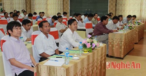 Các đại biểu tham gia hội nghị