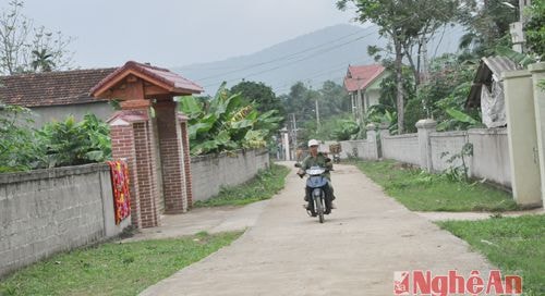 Đường vùng nông thôn Thị xã Thái Hòa