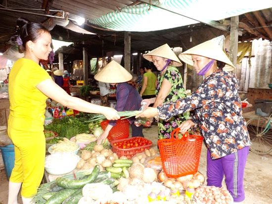 Dùng làn nhựa đựng đồ sẽ hạn chế được lượng túi ni lông  thải loại sau sử dụng.