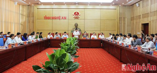 Đồng chí Nguyễn Xuân Đường, Chủ tịch UBND tỉnh kết luận 