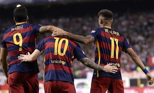 Bộ ba MSN của Barca.