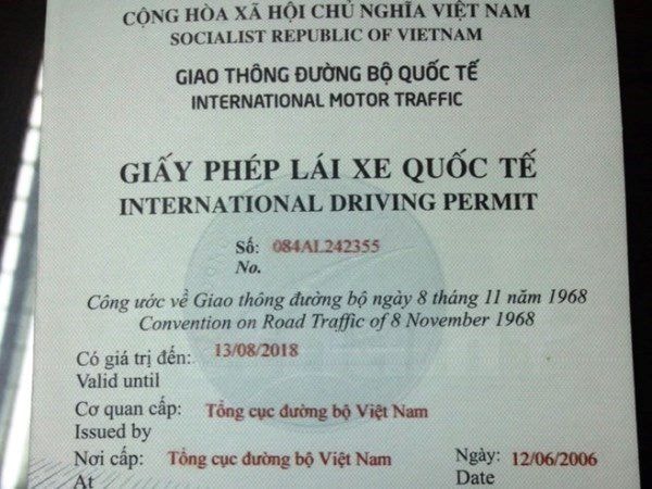 Liên quan đến mức thu lệ phí cấp giấy phép lái xe quốc tế, Bộ Tài chính vừa có ý kiến 