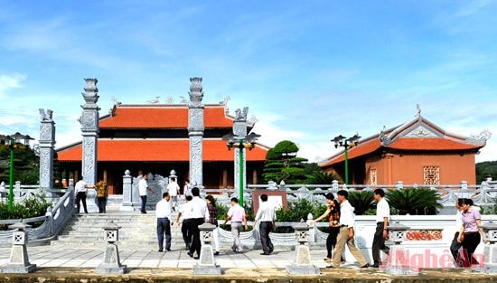 Hôm nay,Truông Bồn được tôn tạo thành địa chỉ đỏ giáo dục truyền thống cho các thế hệ. Ảnh tư liệu.