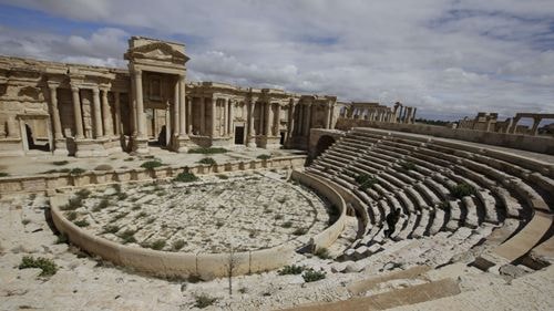 Thành phố cổ 2.000 năm tuổi Palmyra được UNESCO công nhận là di sản thế giới nhờ các công trình kiến trúc. Ảnh: AFP