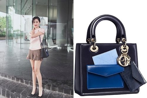 Túi Lady Dior phiên bản Thu Đông 2014 gắn nhiều phụ kiện phía trước được rao bán trên trang web với giá 4.800 USD (hơn 107 triệu đồng).