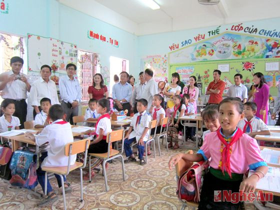 Trường Tiểu học Châu Hội có cơ sở học tập khang trang