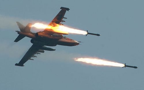 Nga đã tiến hành nhiều cuộc không kích IS tại Syria. Ảnh: Telegraph