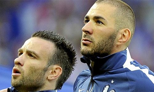 Benzema và Valbuena là đồng đội thân thiết ở cả Marseille trước đây và tuyển Pháp.