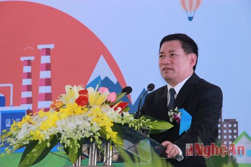 Đồng chí Hồ Đức Phớc, Bí thư tỉnh ủy đánh giá cao sự nỗ lực của chủ đầu tư trong việcđẩy nhanh tiến độ của