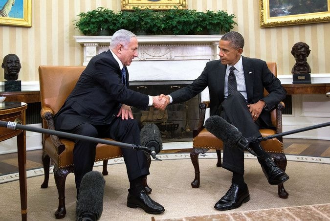 Thủ tướng Israel Benjamin Netanyahu và Tổng thống Mỹ Barack Obama gặp nhau lần cuối tại Nhà Trắng vào tháng 10/2014. (Nguồn: The New York Times)