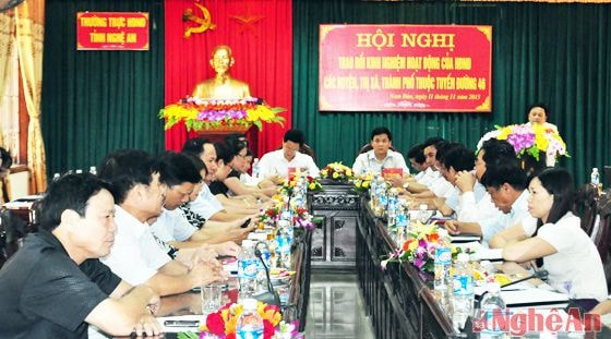 Quang cảnh hội nghị giao ban